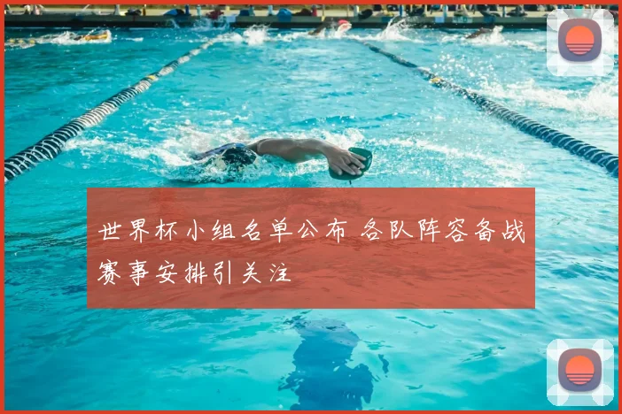 世界杯小组名单公布 各队阵容备战赛事安排引关注
