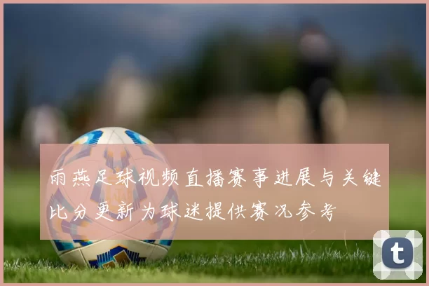 雨燕足球视频直播赛事进展与关键比分更新为球迷提供赛况参考