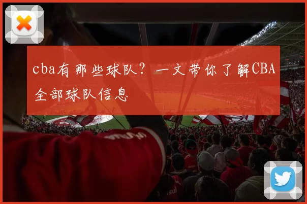 cba有那些球队？一文带你了解CBA全部球队信息
